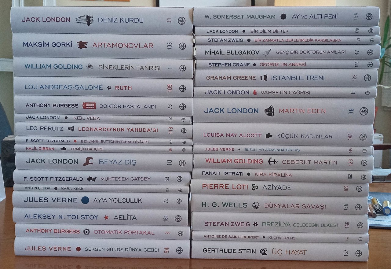 Modern Klasikler Dizisi ( 33 Kitap ) Ciltli Şömizli