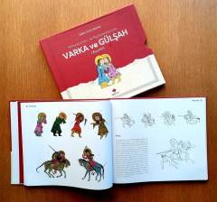 Minyatürleri ve Açıklamalarıyla VARKA VE GÜLŞAH (Ciltli Kutulu)