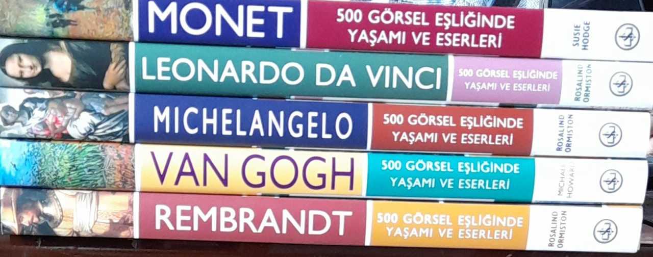 500 Görsel Eşliğinde Yaşamları ve Eserleri 5 Kitap 2.Set (Ciltli)