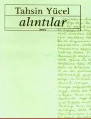 Alıntılar (Tahsin Yücel)