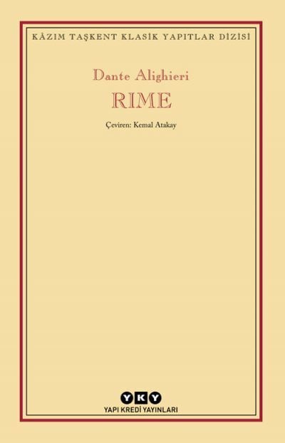 Rime - Şiirler Yapı Kredi Yayınları